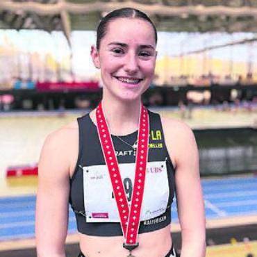 Ein historischer Erfolg - Bronze im U18-Kugelstossen: Norina Hug.