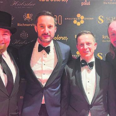 Ein festliches Unikat - Verantwortlich für die Bond-Night: (v. l.): Thomas Wertli, Adriano Meyer, Raphael Kull und David Meier.