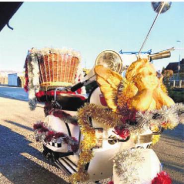 Diesmal nur in Wohlen unterwegs - Die Vespas sind bereit für die spezielle Ausfahrt am Samstag. Bild: zg