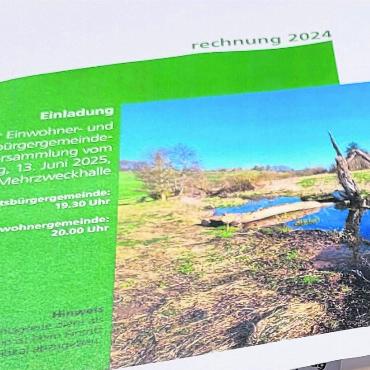 Diesmal eher leichte Kost - Die Geschäfte der Sommer-«Gmeind» sind diesmal eher «trockener» Natur. Es geht vor allem um Zahlen und Reglemente. Bild: chh