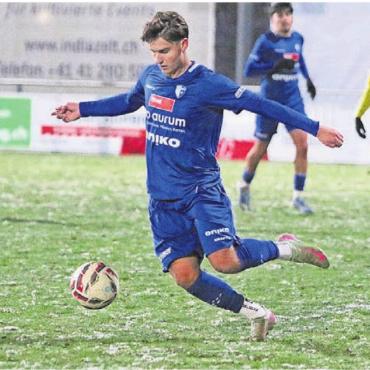 Gleich einem Befreiungsschlag - Erzielte das 2:0 und sicherte der U23 damit den Sieg: Djellon Shahini. Bild: Archiv/jl