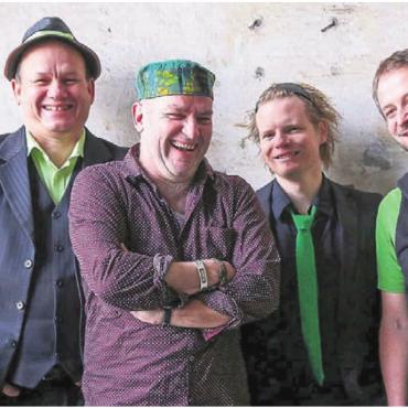 Alpenrock mit feinem Augenzwinkern - «Supersiech» sind Gast bei einem Anlass des qba. Bild: zg
