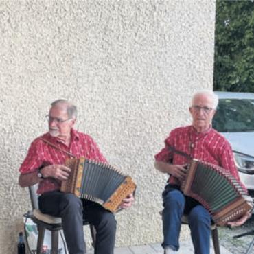 «Das tut der eigenen Seele gut» - Die «Stube-Höckler» sorgten für die musikalische Umrahmung des Dankesanlasses des Seniorenrates Niederwil-Fischbach-Göslikon.