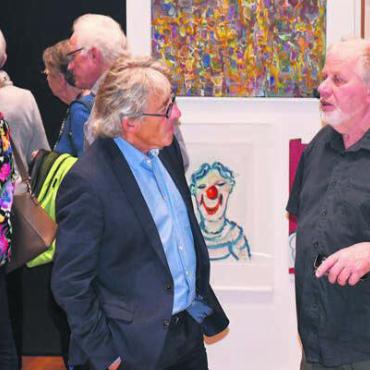 «Liebe auf den ersten Blick» - Ein gern gesehener Gast: Hans Furter (links), ehemaliger Präsident der Kunstkommission.