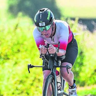 Powerfrau in Hochform - Sie war die siebtschnellste Frau in der Gesamtwertung der Ironman-EM. Und das mit 48 Jahren.