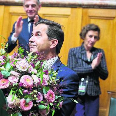 Der «Telefonist» legt auf - Walter Thurnherr hielt eine bemerkenswerte Abschiedsrede. Bis Ende Bild: Franca Pedrazzetti