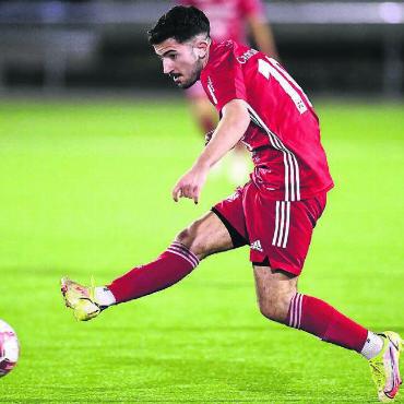 Muri rappelt sich auf - Mit zwei Toren die überragende Figur im starken Kollektiv des FC Muri: Joao Miguel Ferreira. Bild: awa/Archiv