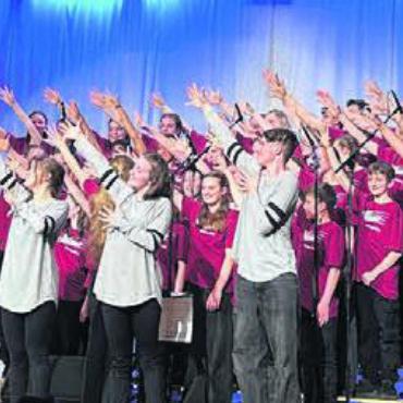 Bibel modern interpretiert - Mit viel Enthusiasmus: die Adonia-Teens in Muri. Bild: zg