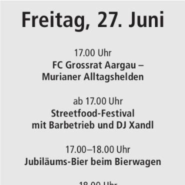 75 Jahre FC Muri – das grosse Jubiläumsfest