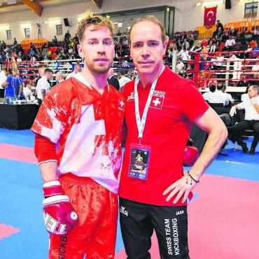 Erst magisch, dann tragisch - Nahe dran am Exploit: Roy und Rocco Cipriano an der WM in Portugal. Bild: zg