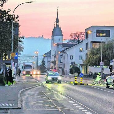 «Eigentlich ein seltenes Glück» - Die Zürcherstrasse mit ihren verschiedenen Verkehrsteilnehmern soll künftig auch sicherer werden. Bilder: Marco Huwyler