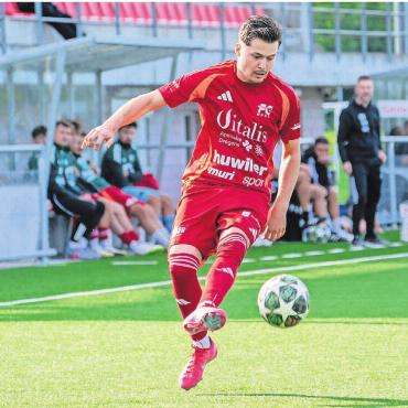 Personalsorgen bei Muri - Gentrim Uka war zuletzt im Spiel gegen Oftringen mit dabei. Kann er auch gegen Schöftland mitwirken? Bild: Archiv/any