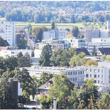 Wohnraum für 24 000 Einwohner - Erkenntnis der Analyse: Wohlen wird im Jahr 2050 rund 24 000 Einwohner zählen, und das Zentrum sollte gestärkt werden. Bild: dm