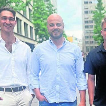 Das Tinder für Lagerplätze - Von St. Gallen aus wollen sie Europa erobern. Das Team von storabble mit (v. l.) Oliver Meyer, Alessio Sposato und David Frehner.