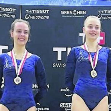 Die Sieger-Schwestern - Doppelsieg in der Kategorie «National Open»: Katja (links) und Laura Steinmann. Bild: zg