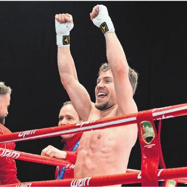 «Das war einfach geil» - Zwei Kämpfe, zwei Siege. Roy Cipriano tritt erstmals an einer WM im Ring im Vollkontakt an. Am Ende platzen aufgrund einer Verletzung die Titelträume. Bilder: Aaron Fernandez Dominguez