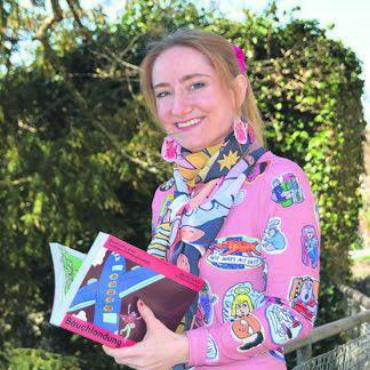 Schwere Kost, bunt serviert - Schwanger mit 17 – Wanda Dufner hat darüber einen Comic gemacht. Bild: sab