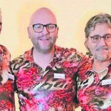 Unschlagbares Duo - Jubiläum: Win Stöckli (Mitte) feiert mit dem «Win Music» am 9. November. Bild: zg