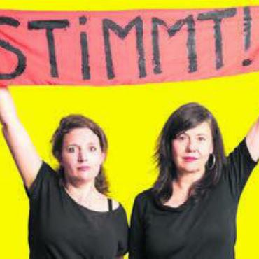 Die Geschichte der Frau - Stefanie Grob und Sibylle Aeberli. Bild: zg