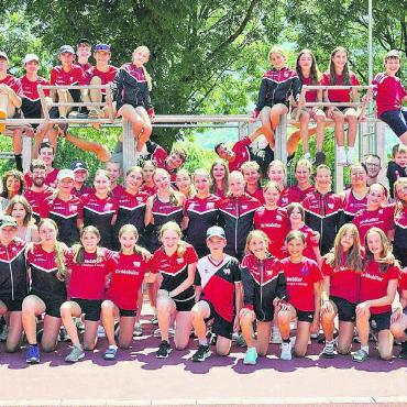 Spiel, Spass und ganz viel Sport - Beim Sommerlager der Nachwuchsabteilungen des TV Wohlen verbringen Turner und Leichtathleten viel Zeit gemeinsam und nutzten die Möglichkeit, sich auch mal in einer fremden Sportart zu versuchen. Bild: zg