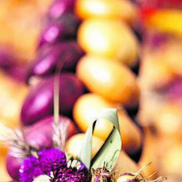 Handgeflochtene Kunstwerke