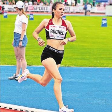 Erkältet zu Bronze - Die junge Anglikerin Seline Büchel lief an der SM zu Bronze. Bild: zg