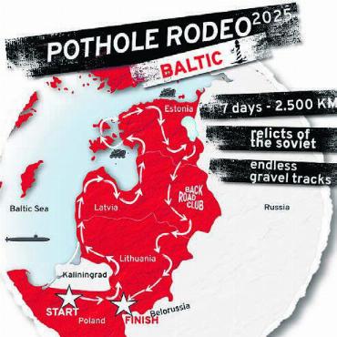 Wie verrückt muss man sein ? - Das Pothole Rodeo ist die grösste Low Budget Rallye Europas für alle Abenteurer, Motorliebhaber und Banalitäts-Verweigerer.