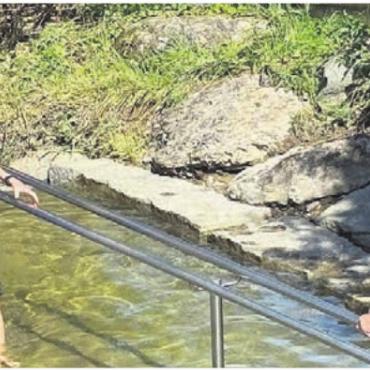 Frühling ist erwacht - Die Kneipp-Anlage steht allen Nutzerinnen und Nutzern offen. Bild: zg