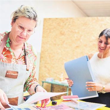 Kulturelle Inspirationsquelle - Die Ateliers sind eingerichtet.