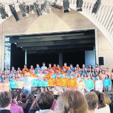 Gesangliches Erlebnis - Die Besucher erwartet ein vielseitiges Programm mit über 150 Mitwirkenden. Bild: zg