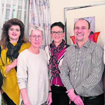 Ausbildungsangebote besser präsentieren - Freuen sich auf das neue Vereinsjahr, der Vorstand des Gewerbevereins Hägglingen und Umgebung (v. l.): Teofil Gadola, Alice Carlino-Regli, Elvira Lörtscher, Fabienne Vogel-Zemp, Stephan Hutter (Präsident), Valentin Regli. Bild: mub