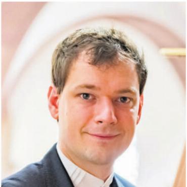Hommage an den grossen Johann Sebastian Bach - Severin Zöhrer ist Organist in Bad Säckingen. Bild: zg
