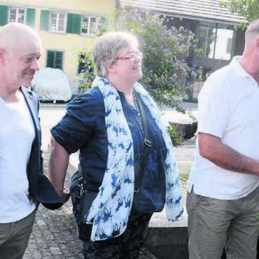 Das Dorf neu entdecken - Ihnen verdankt Villmergen die neue Attraktion (von links); Vincenzo Rosini, Monika Kurth, Roger Buchacek und Bigna Huber.