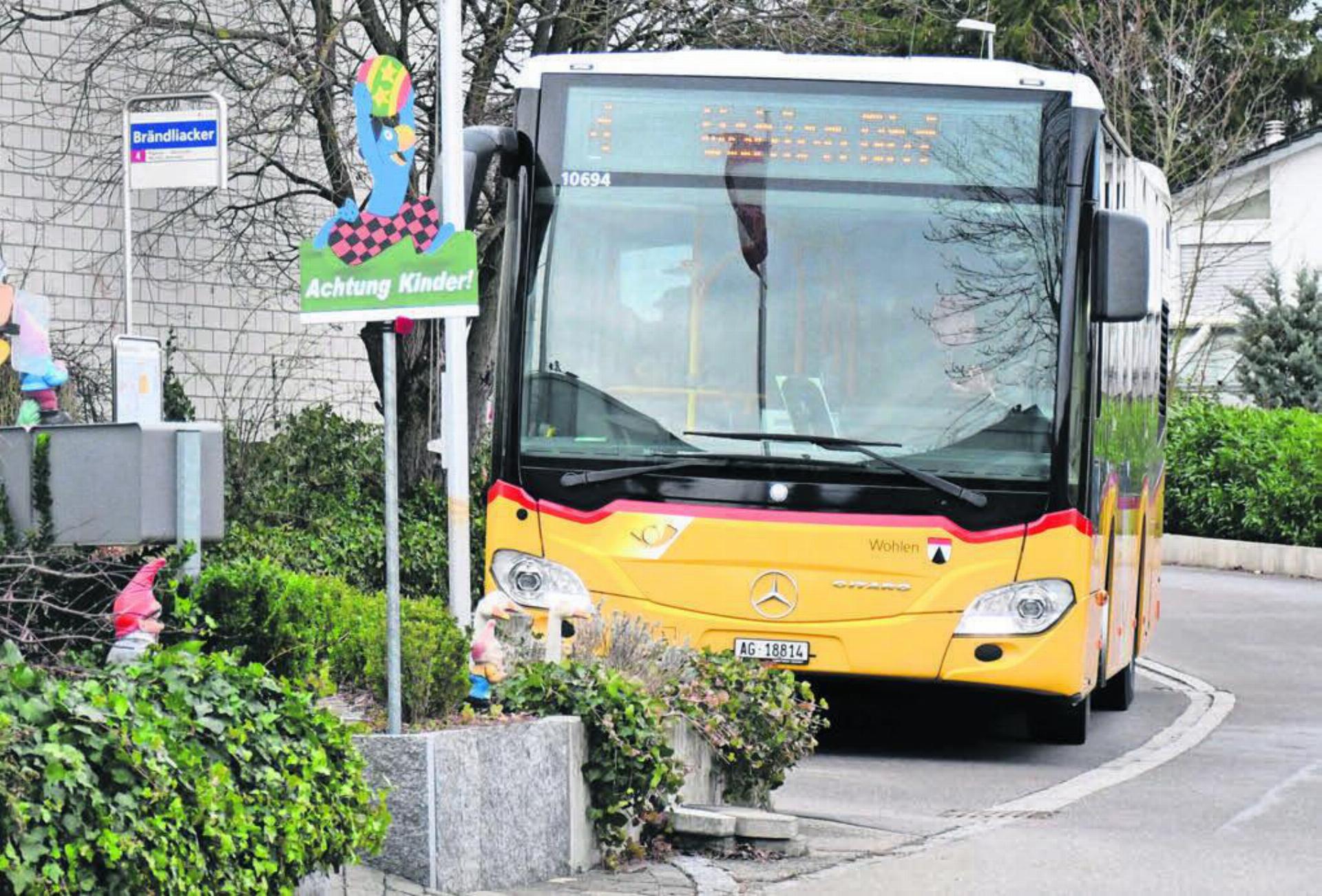 Klare Forderung aus Anglikon: Die Ortbuslinie muss weiterhin zwingend bis ins Oberdorf zum Wendeplatz Brändliacker (Bild) führen. Bild: Daniel Marti