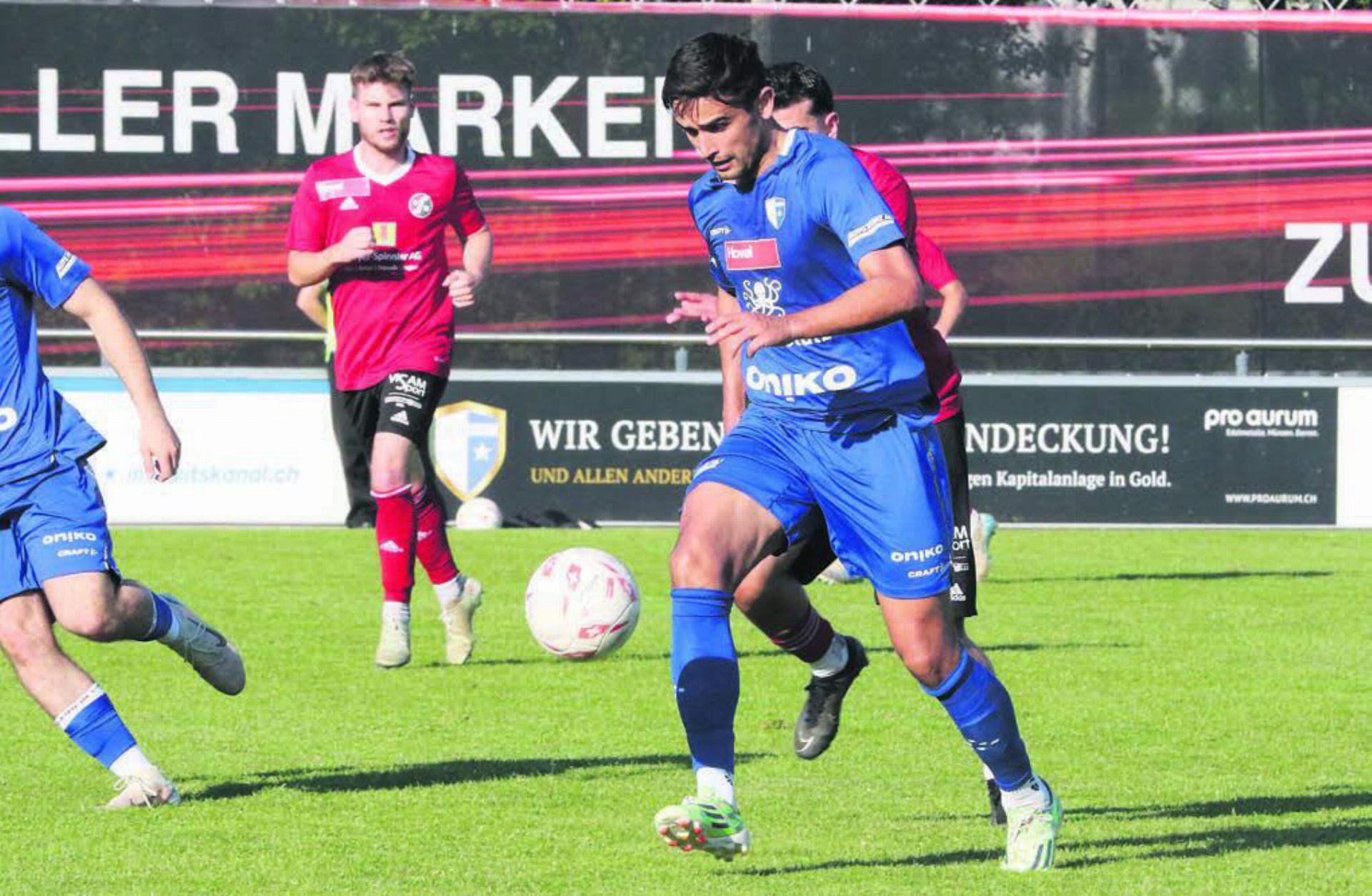 Bijan Dalvand im Heimspiel gegen Muttenz. Der unwürdige Saisonabschluss des FCW nahm in dieser Partie seinen Anfang. Trotzdem will der Mittelfeldspieler bleiben und in der nächsten Saison Wiedergutmachung bei den Fans leisten. Bild: Archiv/jl