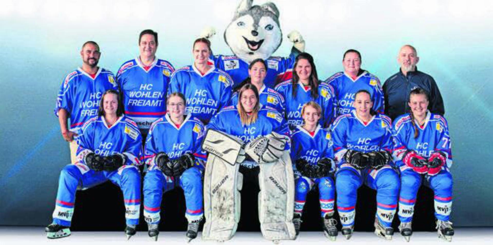 Ein historisches Team: die HC Wohlen Freiamt Ladies. Bild: zg