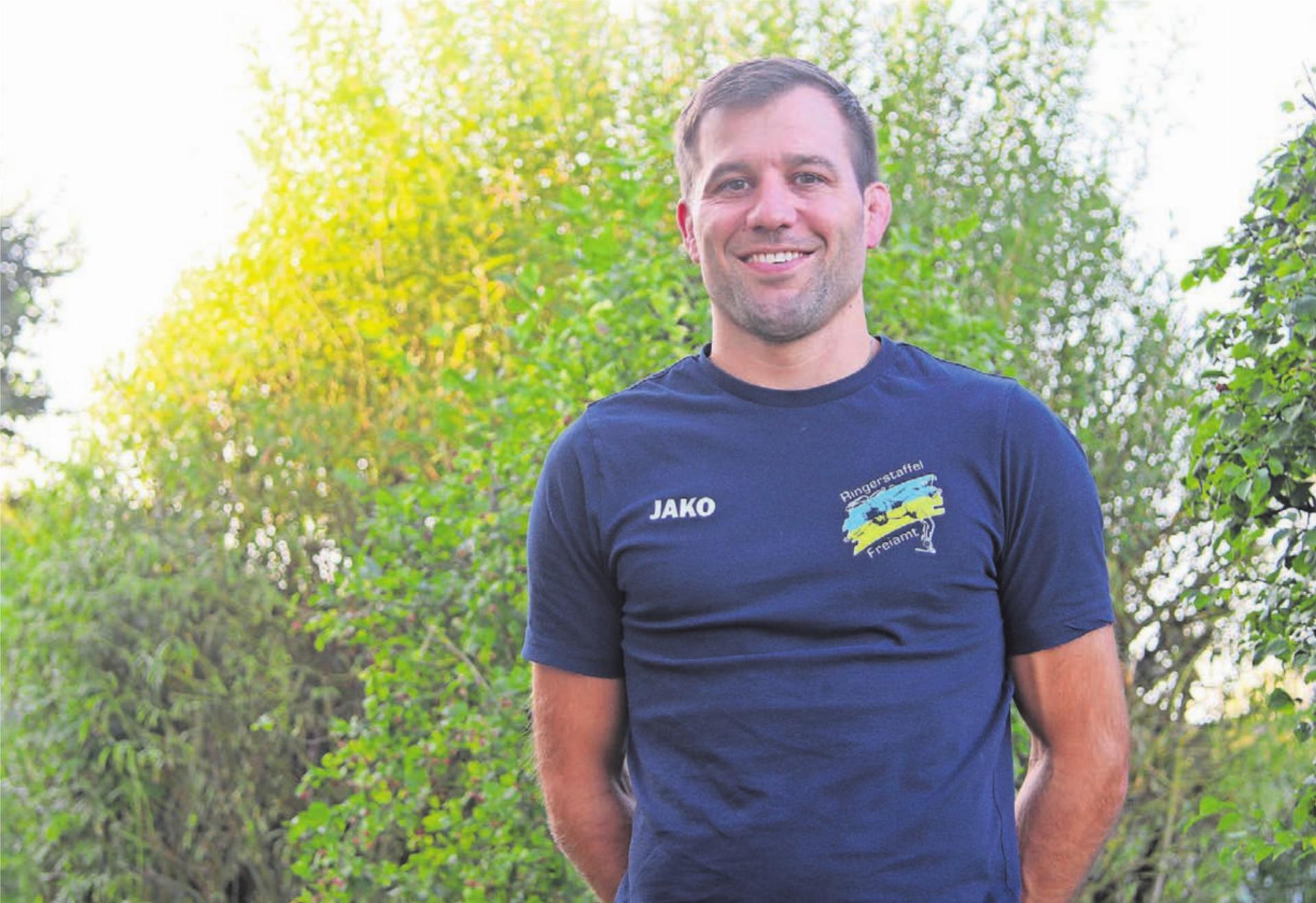 Blickt der neuen Herausforderung gespannt entgegen: Pascal Strebel als Trainer der RS Freiamt. Bild: Josip Lasic