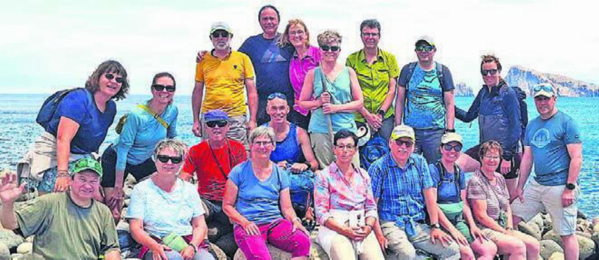 Das obligate Gruppenfoto durfte natürlich nicht fehlen. Bild: zg