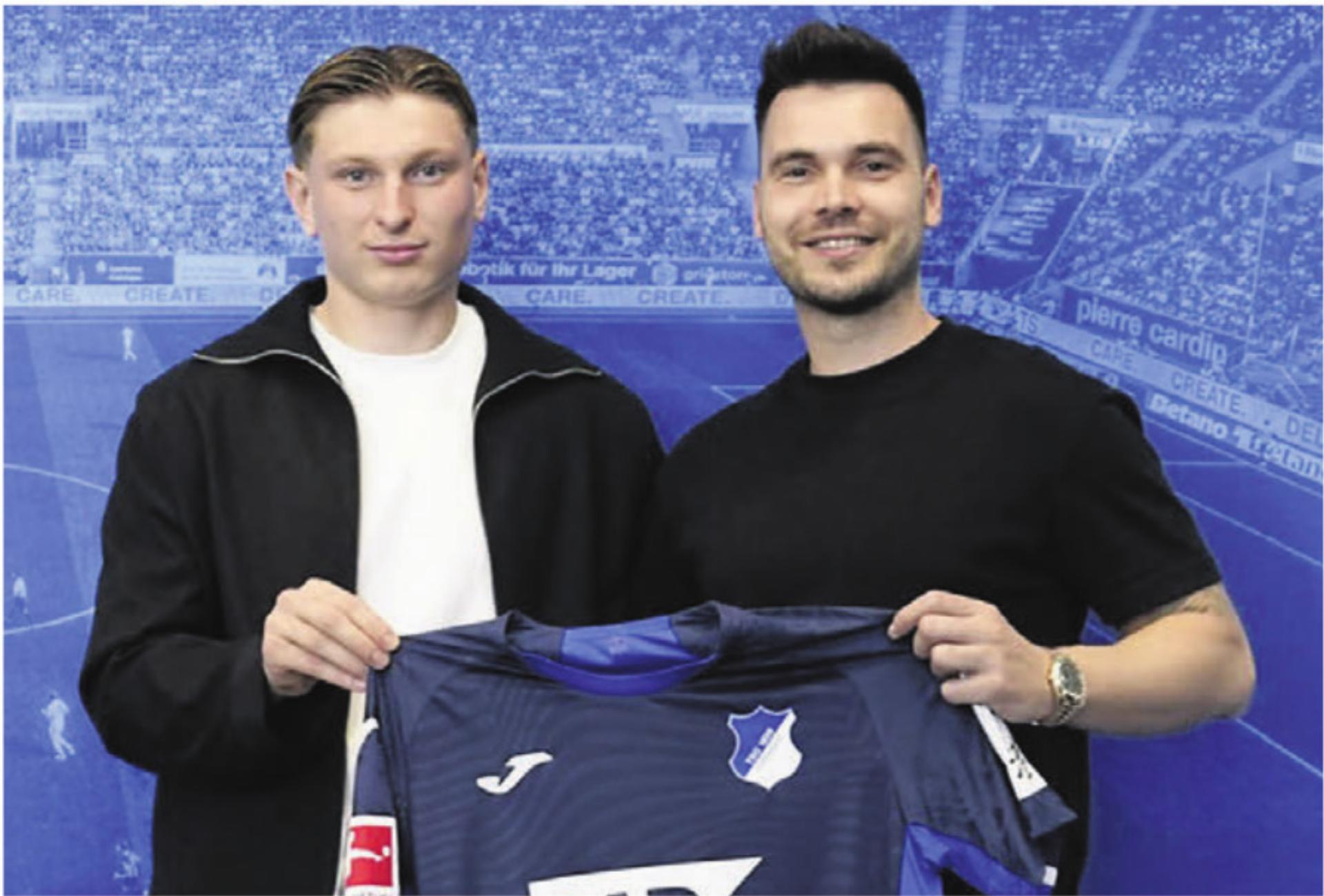Alessandro Vogt (links) und Goran Karanovic in Hoffenheim. Bild: zg - Das Bild wird blockiert. – Möglicherweise durch einen aktiven Adblocker.