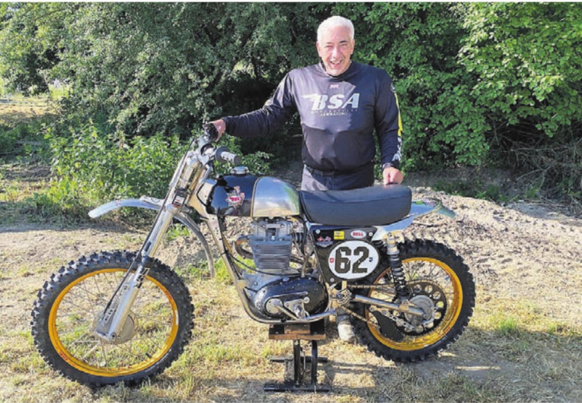 Der Wohler Oldtimer-Motocrosser Roland Büchi holte sich den Schweizer-Meister-Titel und wurde an der Europameisterschaft 7. Bild: zg - Das Bild wird blockiert. – Möglicherweise durch einen aktiven Adblocker.
