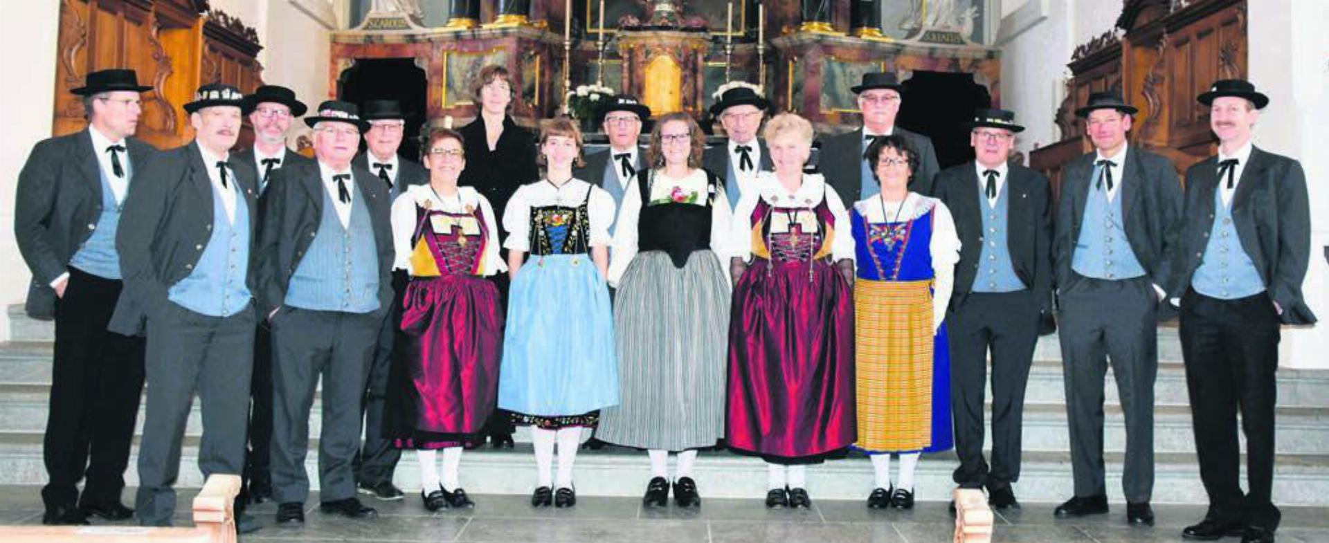 Der traditionelle Jodlerabend gehört seit je zu den Hauptaktivitäten im Vereinsjahr. Die Mitglieder freuen sich, am Samstag zu zeigen, was sie können. Bild: zg