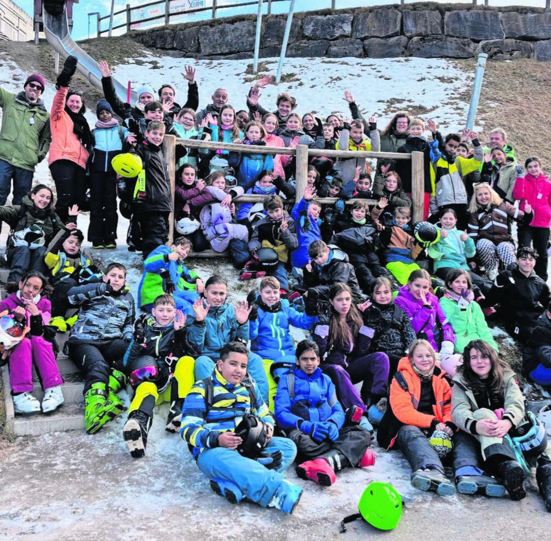 Die Primarschüler genossen die gemeinsame Zeit in Savognin, die wie jedes Jahr viel zu schnell vorbei war. Bild: zg - Das Bild wird blockiert. – Möglicherweise durch einen aktiven Adblocker.