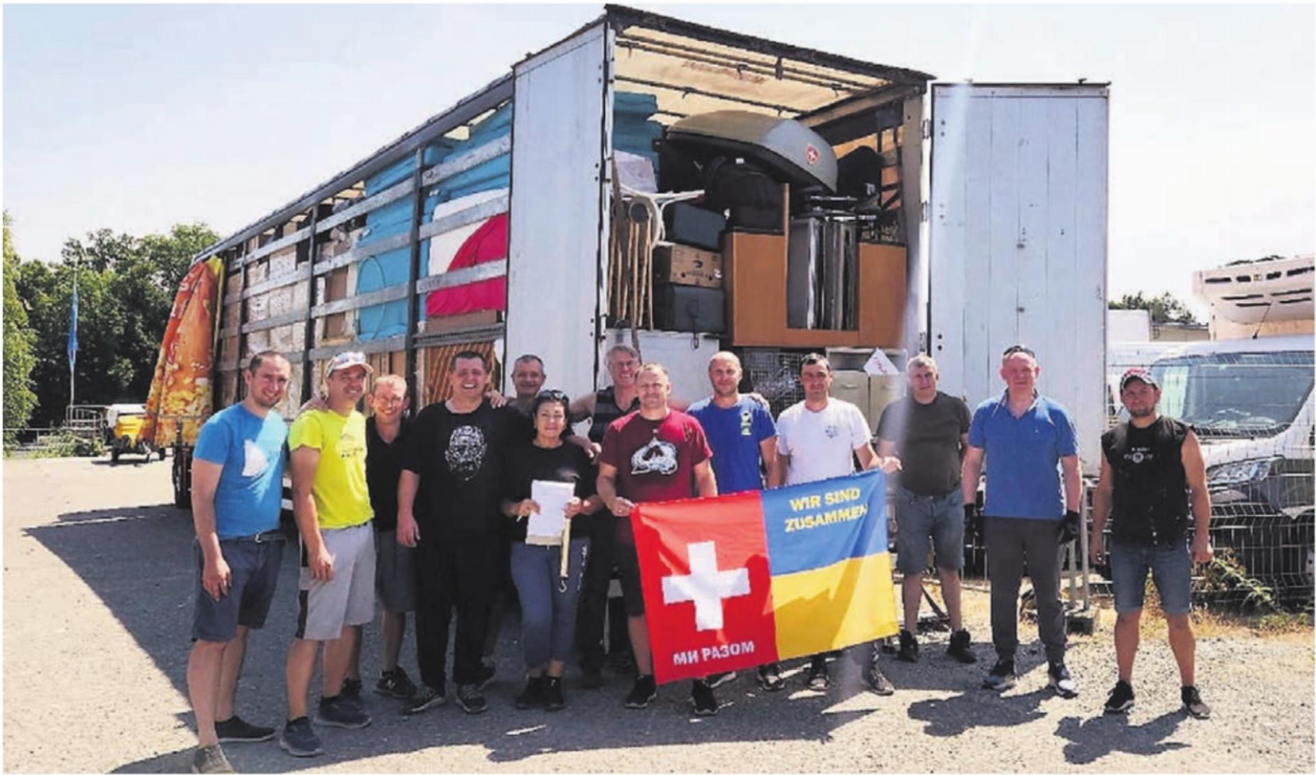 Das Leid in der Ukraine etwas lindern, das versucht der Verein Switlo seit dreieinhalb Jahren. Bild: zg - Das Bild wird blockiert. – Möglicherweise durch einen aktiven Adblocker.