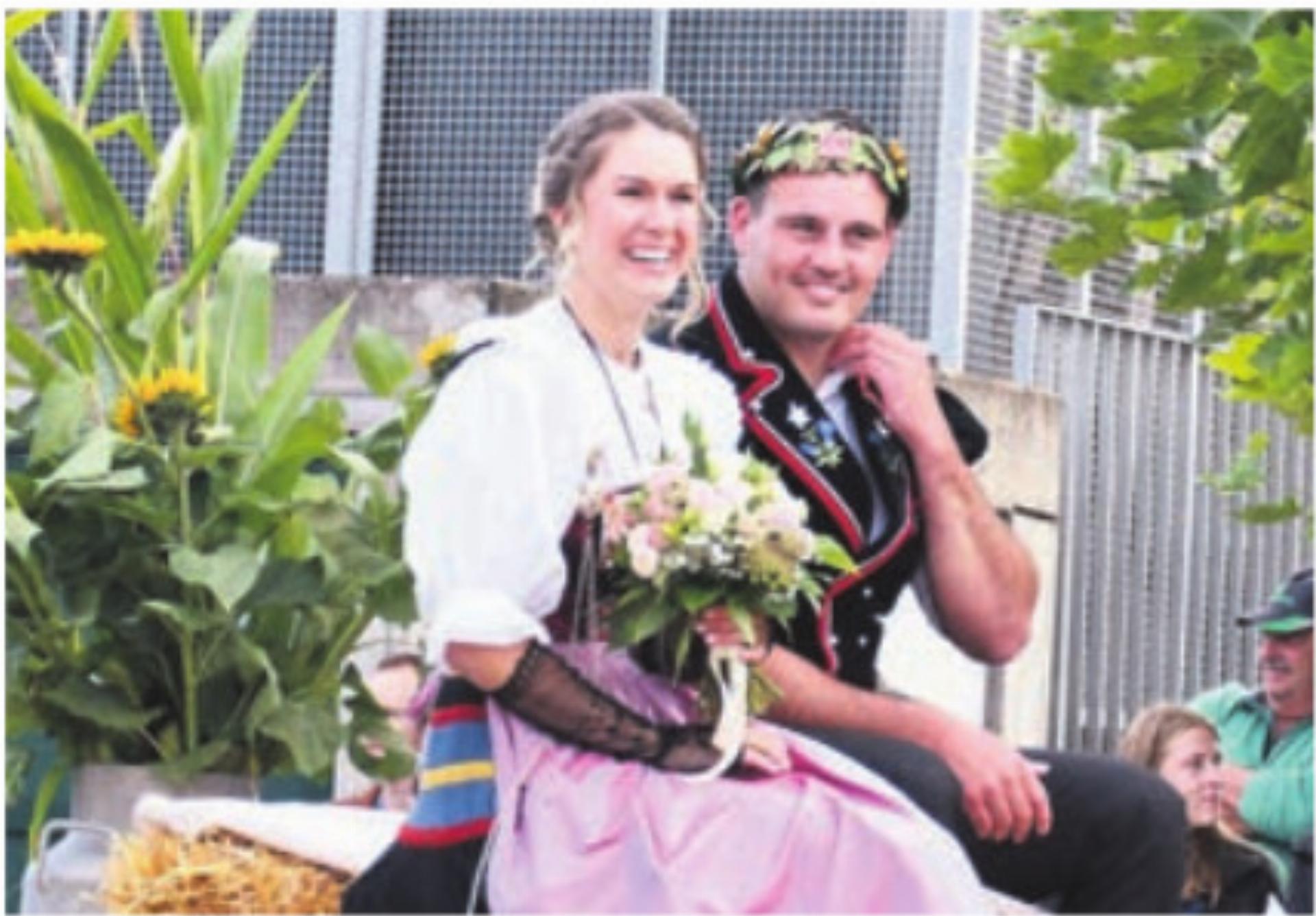 Joel Strebel und Aline Dormann. Bild: vaw - Das Bild wird blockiert. – Möglicherweise durch einen aktiven Adblocker.