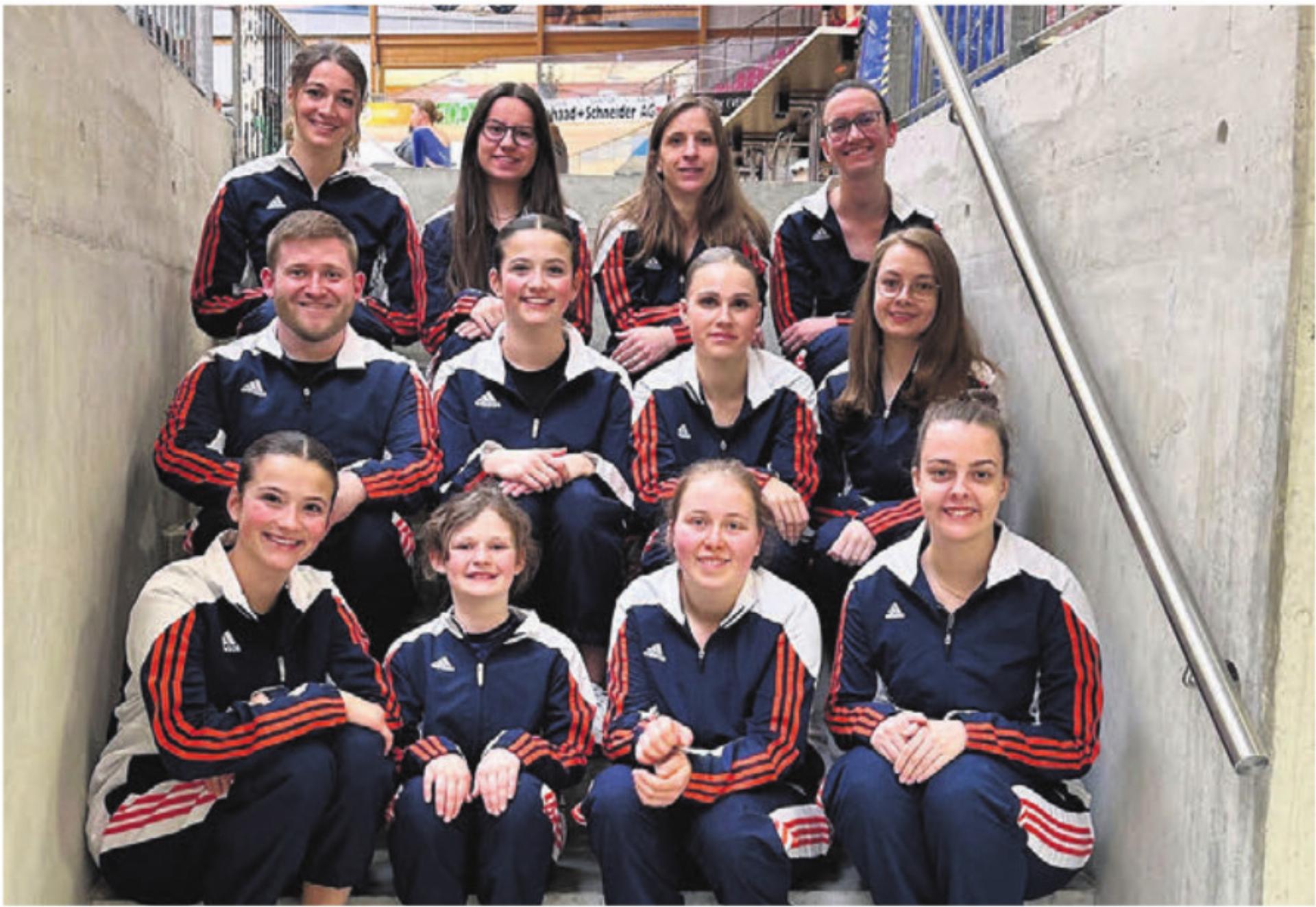 Der Trampolin-Club Waltenschwil in Grenchen. Bild: zg - Das Bild wird blockiert. – Möglicherweise durch einen aktiven Adblocker.