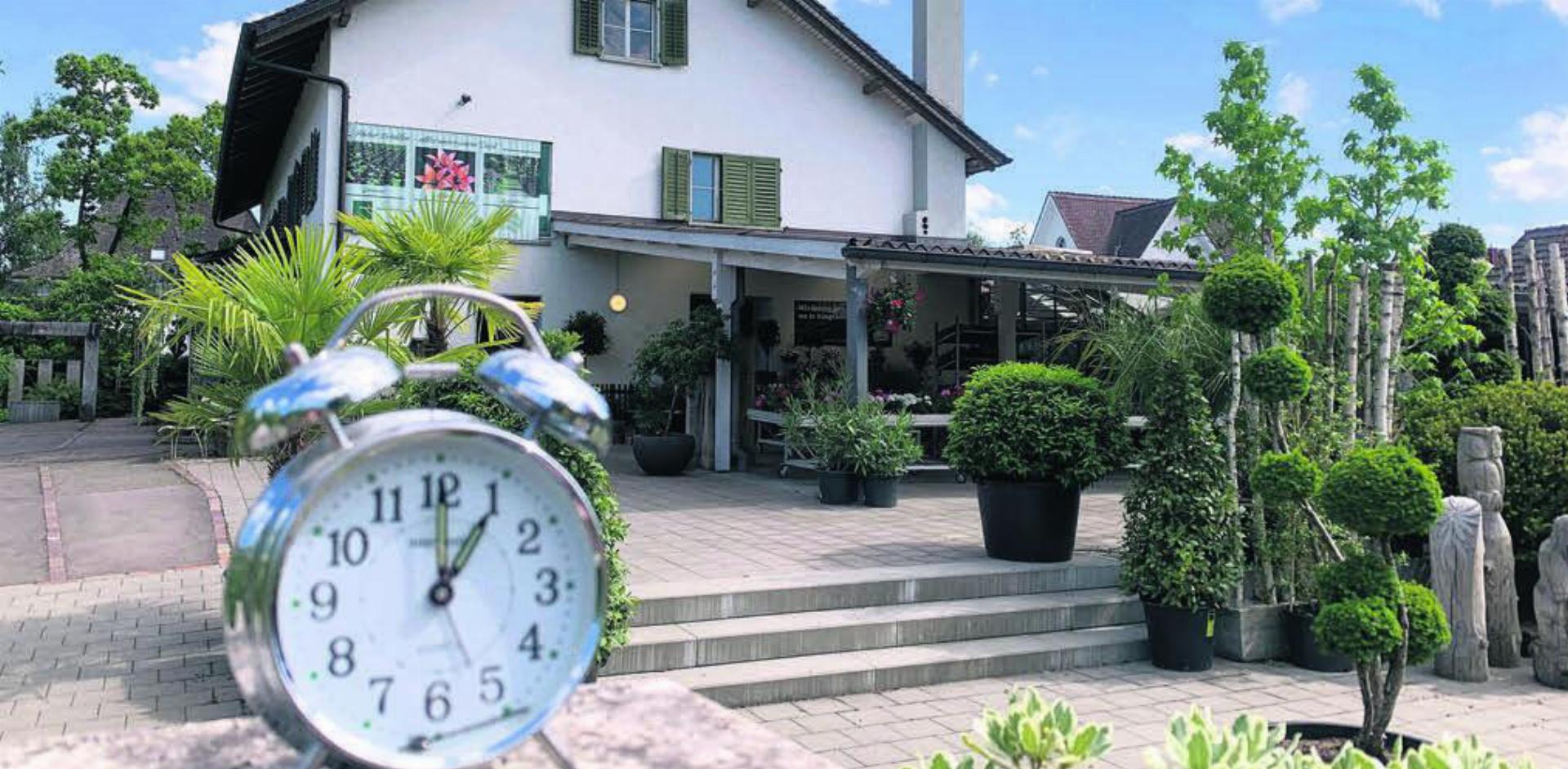 Die Zeit läuft langsam ab: Das Blumengeschäft Emil Huber AG wird am 27. September geschlossen. Bild: ola