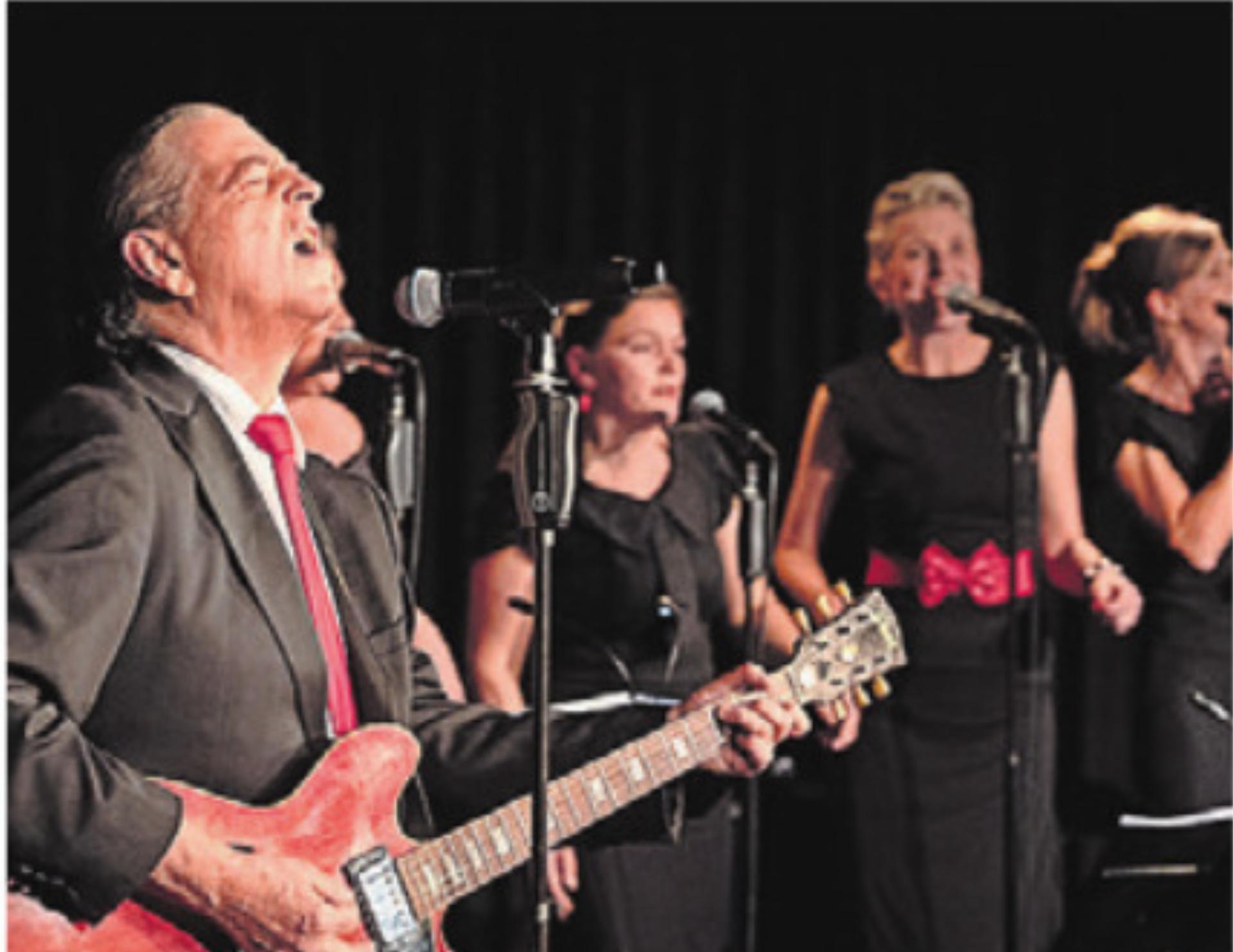 Bubbles-Sänger Peter Meyer in seinem Element. - Das Bild wird blockiert. – Möglicherweise durch einen aktiven Adblocker.