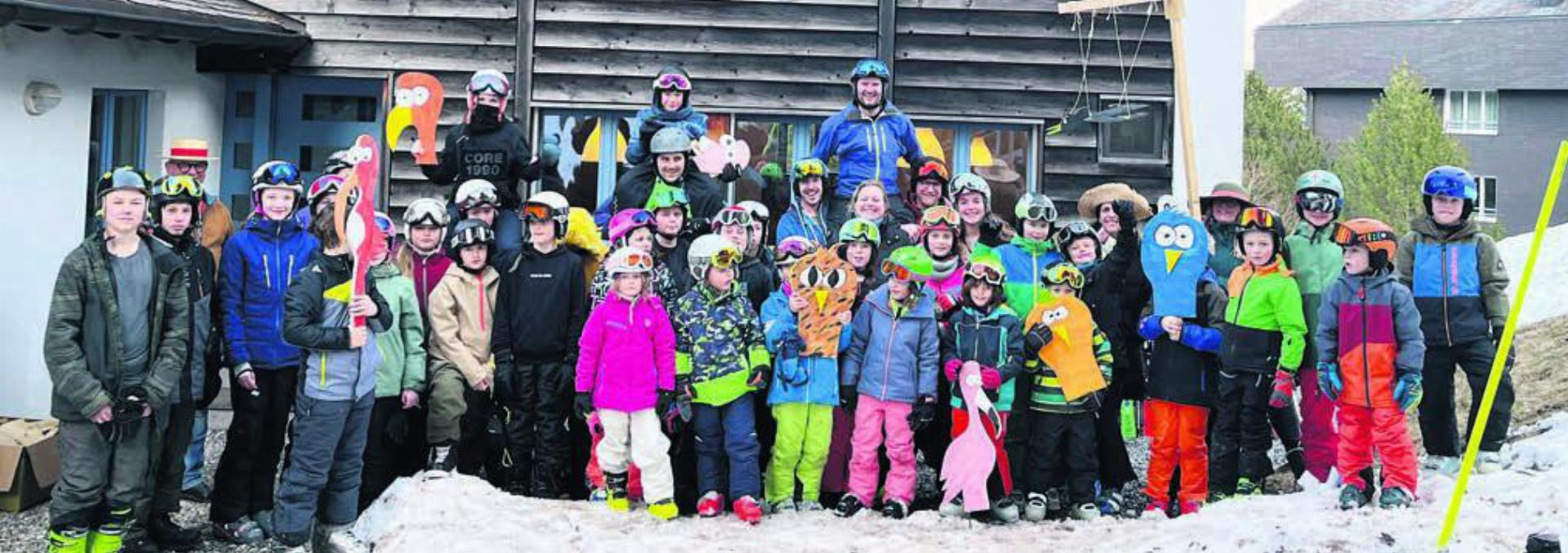 Die Kinder und Leiter genossen eine vielseitige Woche im Skilager. Bild: zg