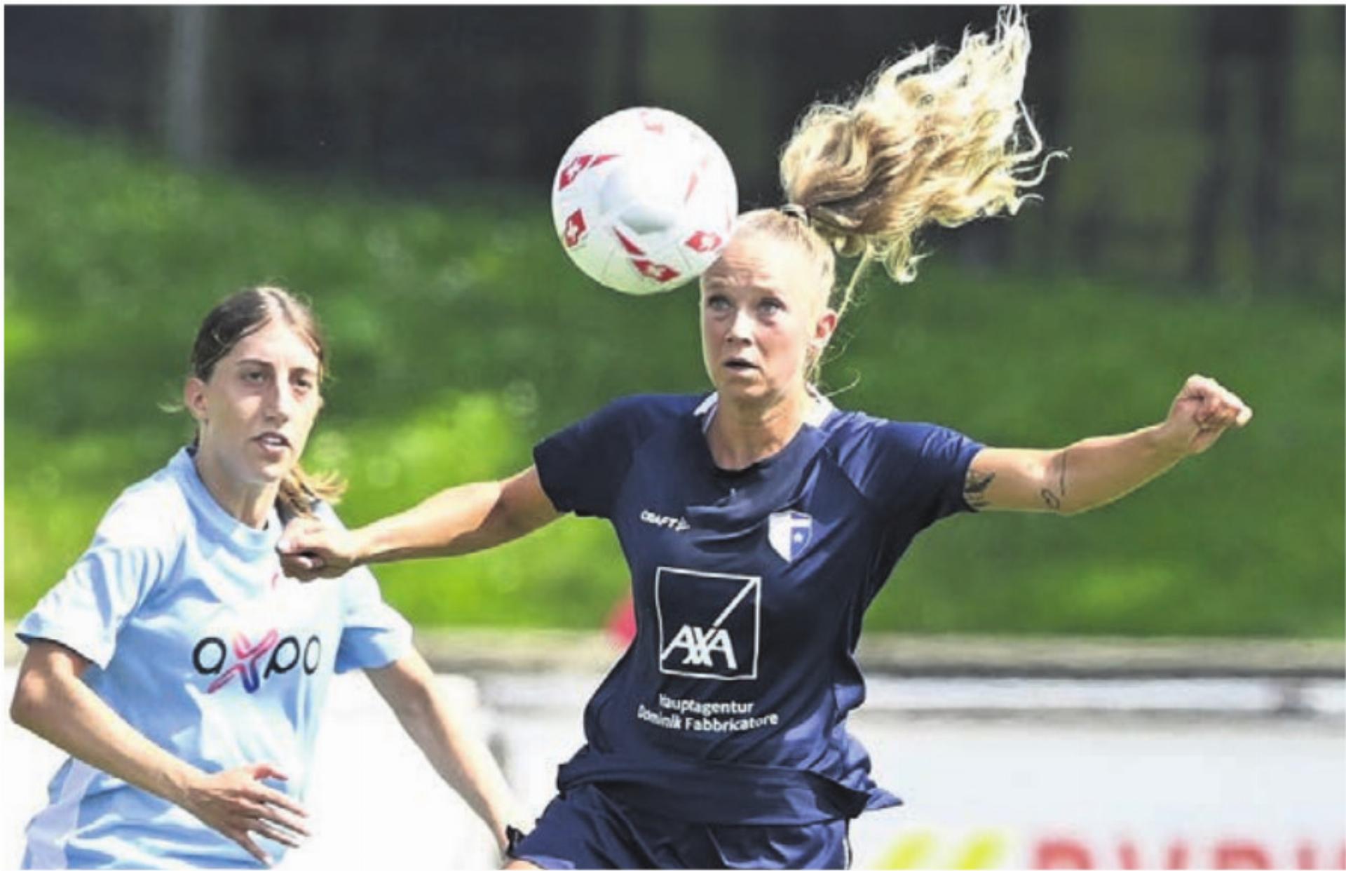 Die Wohlerinnen (rechts Sandy Steinmann) wollen in den Final. Bild: awa/Archiv - Das Bild wird blockiert. – Möglicherweise durch einen aktiven Adblocker.