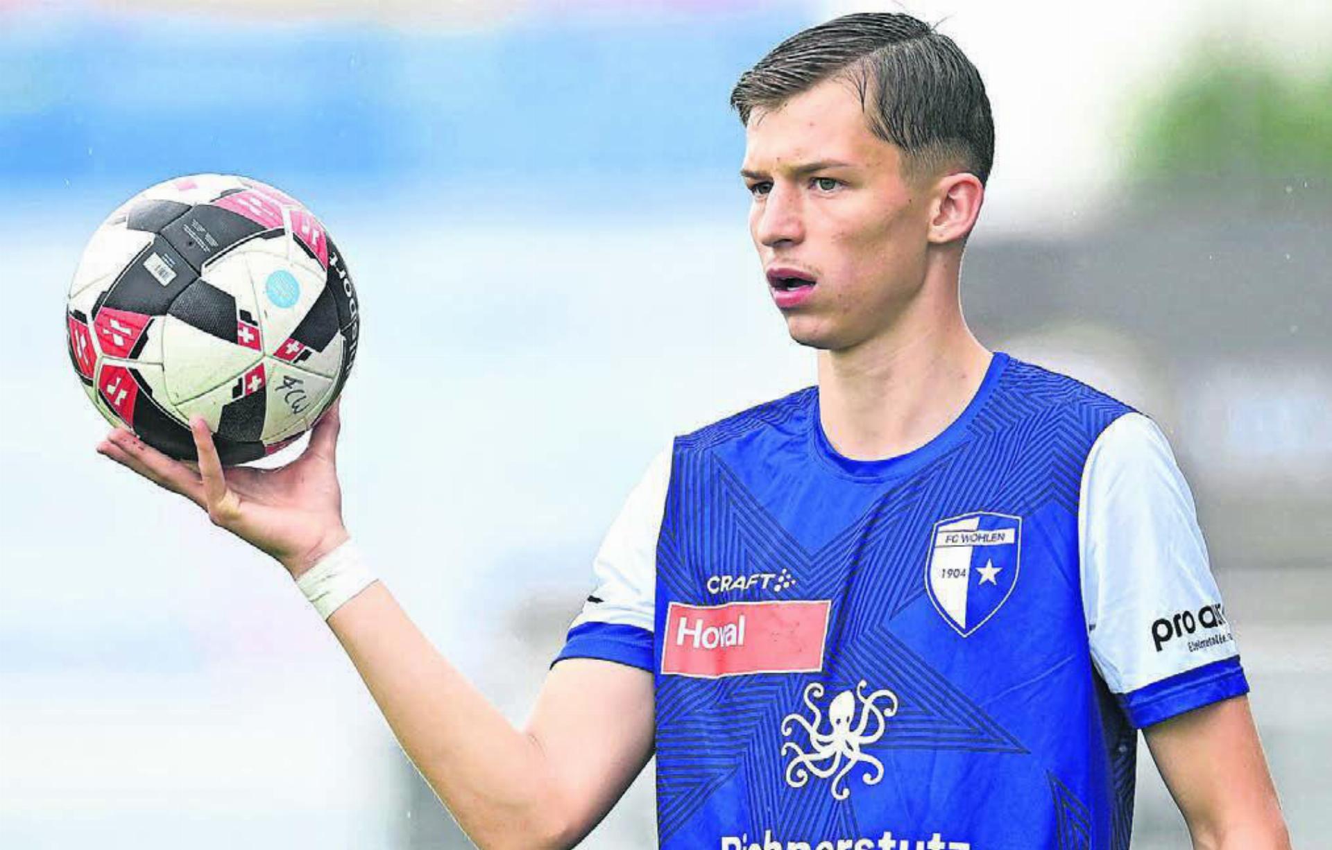 Sein Vater war Profifussballer in Ex-Jugoslawien und Slowenien. Sandi Sulejmanagic will nun mit dem FC Wohlen in die Spur zurückfinden. Bild: awa